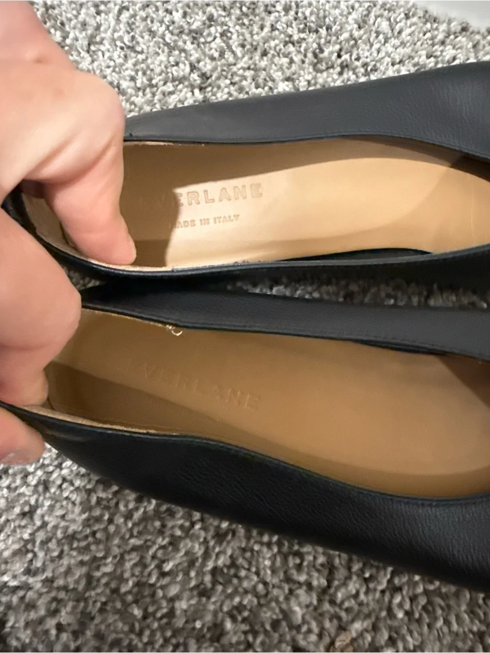 Everlane The Day Glove black leather ballet flats, size 8 - Picture 12 of 14